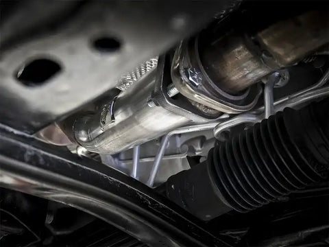 aFe 48-48024 Twisted Steel 2in Stainless Loop Delete Down-Pipe 2018+ Jeep Wrangler (JL) V6 3.6L