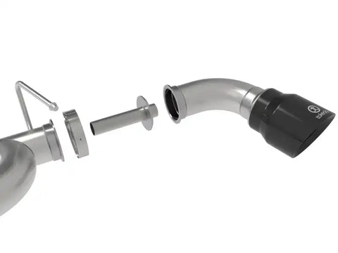 aFe 49-37009-B Takeda Exhaust Axle-Back 19-20 Hyundai Veloster N 304SS Black Dual Tips