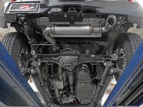 aFe 49-43136-P Apollo GT 3in 409 SS Cat-Back Exhaust 2021 Ford Bronco L4-2.3L (t)/V6-2.7L (tt) w/ Polished Tips