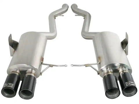 aFe 49-36312-C MACHForce XP Exhaust Cat-Back 2.5in Dia Carbon Fiber Tips SS-304 07-13 BMW M3 (E92/93) V8 4.0L