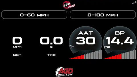 aFe 77-91001 AGD Advanced Gauge Display Digital 5.5in Monitor 08-18 Dodge/RAM/Ford/GM Diesel Trucks
