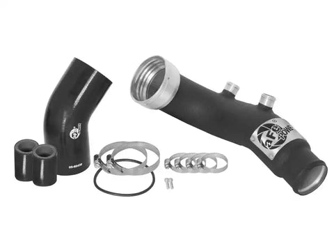 aFe 46-20159-B BladeRunner 3in Black Intercooler Tube Cold Side w/ Couplings & Clamps 07-10 BMW 335i 3.0L (tt)