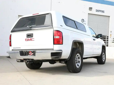 aFe 49-34131-B Gemini XV 3in 304 SS Cat-Back Exhaust 09-18 GM Trucks V6-4.3/V8-4.8/5.3L w/ Black Tips