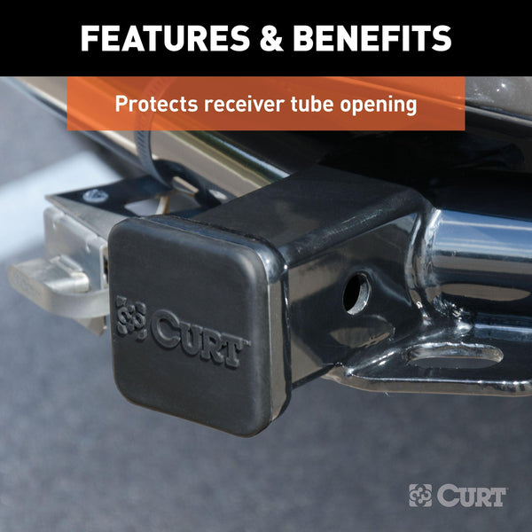 CURT 22272 Rubber Trailer Hitch Cover, Fits 2-Inch Receiver – TruckPoint:  Truck Accessories Car Parts Canadian Auto Parts
