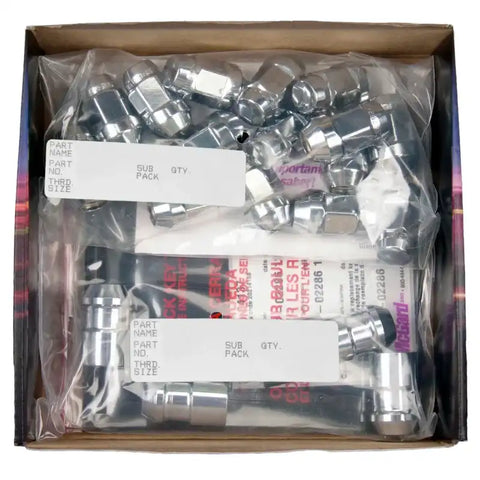 McGard 5 Lug Hex Install Kit w/Locks (Cone Seat Nut / Bulge) 1/2-20 3/4 1.45in. L - Chrome