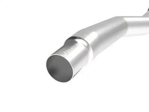 aFe 48-36411-1YC Power Twisted Steel Down Pipe 3in 304 Stainless w/ Cat 15-18 VW Golf R MKVII L4-2.0L (t)