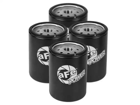 aFe 44-LF001-MB ProGuard D2 Fluid Filters Oil for 01-17 GM Diesel Trucks V8-6.6L (4 Pack)