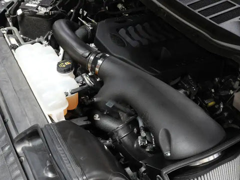 aFe 46-20518-B 21-22 Ford F-150/Raptor V6-3.5L (tt) BladeRunner 2.5in Aluminum Hot Charge Pipe Black