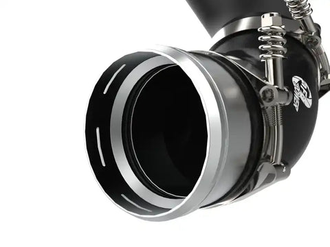 aFe 46-20479-B Bladerunner Intercooler Cold Charge Pipe Black 3.5-2.75in 2021+ Ford F-150 V6-2.7L (tt)