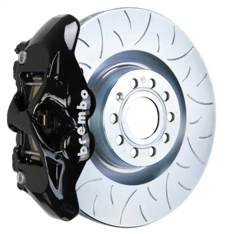 Brembo 14-20 A3 Front GT BBK 4 Piston Cast 345x30 1pc Rotor Slotted Type3-Black