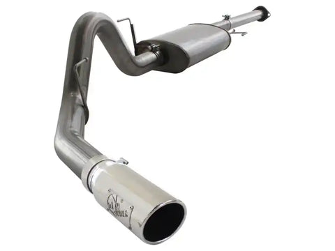 aFe 49-43067-P MACHForce XP SS Exhaust 3in Cat-Back w/4.5in Polished Tip 11-14 Ford F150 Ecoboost V6 3.5Ltt