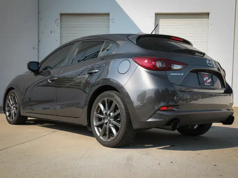 aFe 49-37014-B Takeda 2-1/2in 304 SS Axle-Back Exhaust w/ Black Tip 14-18 Mazda 3 L4 2.0L/2.5L