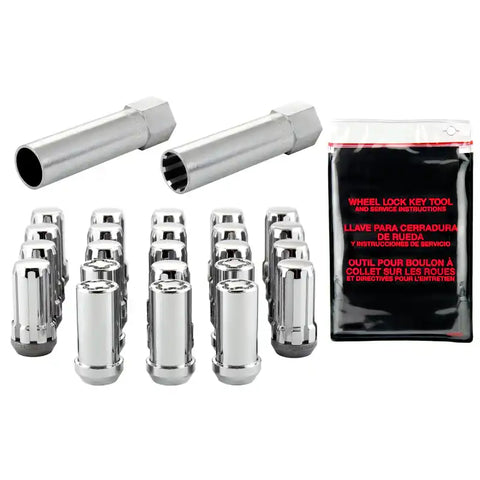 McGard SplineDrive Tuner Jeep 23pc. Kit (Cone) 1/2-20 / 13/16 Hex (18 Lug Nuts 5 Locks) - Chrome