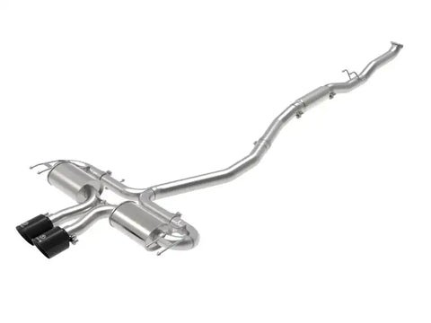 aFe 49-36624-B Takeda 3in 304 SS Cat-Back Exhaust System w/Black Tips 17-20 Honda Civic Sport L4-1.5L (t)
