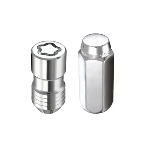 McGard 5 Lug Hex Install Kit w/Locks (Cone Seat Nut) M12X1.75 / 13/16 1.815in. L - Chrome