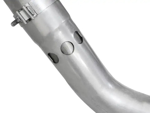 aFe 49-43065-P LARGE BORE HD 4in 409-SS DPF-Back Exhaust w/Polished Tip 11-14 Ford Diesel Trucks V8-6.7L (td)