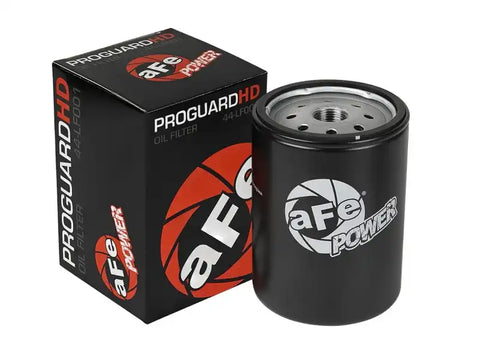 aFe 44-LF001-MB ProGuard D2 Fluid Filters Oil for 01-17 GM Diesel Trucks V8-6.6L (4 Pack)