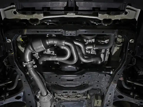 aFe 48-36804-HC Twisted Steel 304 Stainless Header w/ Cat 13-19 Subaru Outback H4-2.4L
