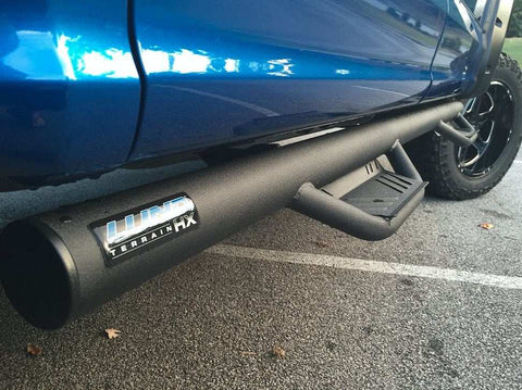 Lund Terrain HX Black Steel 3'' Nerf Step Bars