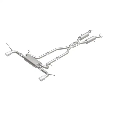 MagnaFlow Cat-Back SS 2.5in Dual Split Rear 4in Black Tip 11-16 Jeep Grand Cherokee 5.7L V8/3.6L V6