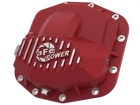 aFe 46-71030R Power Pro Series Front Differential Cover Red w/Machined Fins 18-19 Jeep JL (Dana M210)