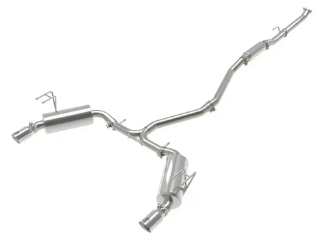 aFe 49-36628-P POWER Takeda 2022 Honda Civic Stainless Steel Cat-Back Exhaust System w/ Polished Tip