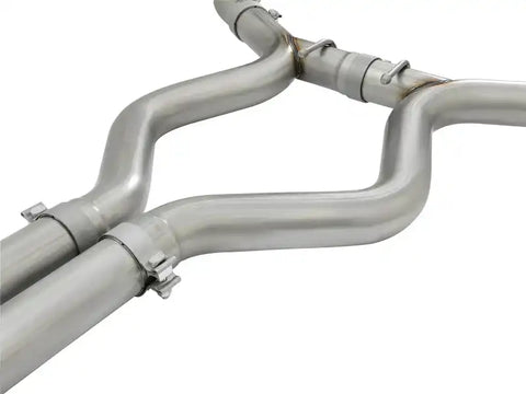 aFe 49-36448-B 20-21 Audi RS6 Avant V8 4L (tt) MACH Force-Xp 3in to 2.5in 304 SS Cat-Back Exhaust w/ Black Tip