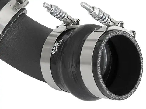 aFe 46-20334-B BladeRunner 3in/3-1/2in Black Intercooler Tubes Hot/Cold 2017 GM Diesel Trucks V8 6.6L (td) L5P