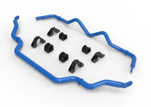 aFe 440-711001-L 16-21 Infiniti Q50/Q60 3.0L (tt) Front and Rear Sway Bar Set Blue