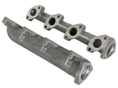 aFe 46-40124 BladeRunner Ported Ductile Iron Exhaust Manifold 08-10 Ford Diesel Trucks V8 6.4L (td)