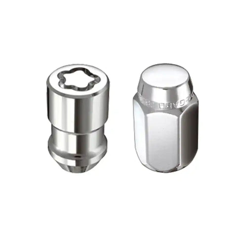 McGard 5 Lug Hex Install Kit (Clamshell) w/Locks (Cone Seat Nut) M12X1.5 / 13/16 - Chrome