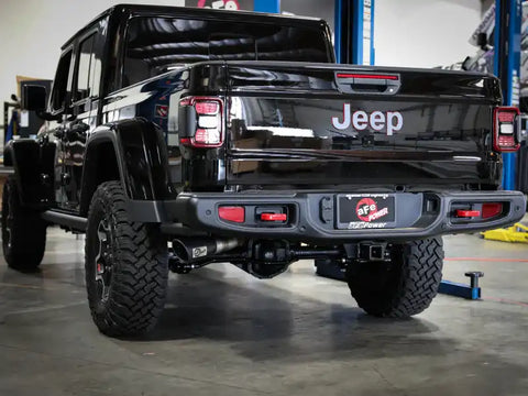 aFe 49-48083-B Apollo GT Series 3 409 Stainless Steel Cat-Back Exhaust 2020 Jeep Gladiator 3.6L