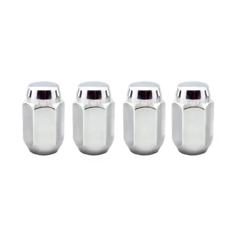 McGard Hex Lug Nut (Cone Seat) 1/2-20 / 13/16 1.5in. Length (4-Pack) - Chrome