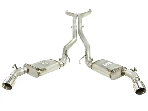 aFe 49-44039-P MACHForce XP Exhaust 3in Stainless Stee CB/10-13 Chevy Camaro V8-6.2L (td) (pol tip)