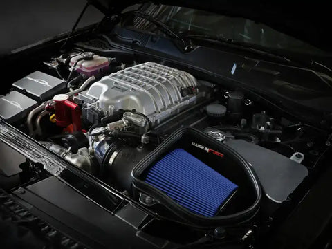 aFe 54-13076R 19-23 Dodge Challenger Hellcat V8-6.2L (sc) Magnum FORCE Stage2 Cold Air Intake System w/Pro 5R