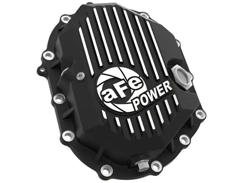 aFe 46-71050B Power 11-18 GM 2500-3500 AAM 9.25 Axle Front Differential Cover Black Machined Street Series