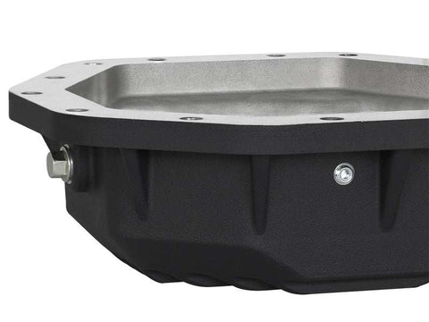 aFe 46-70352 Power Pro Ser Rear Diff Cover Black w/Mach Fins 2017 Ford Diesel Trucks V8-6.7L(td) Dana M275-14