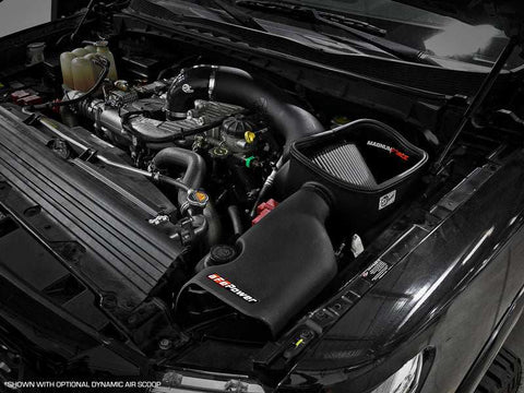aFe 54-13026D Magnum FORCE Stage-2 Cold Air Intake System w/ Pro DRY S Media 16-19 Nissan Titan XD V8-5.0L(td)