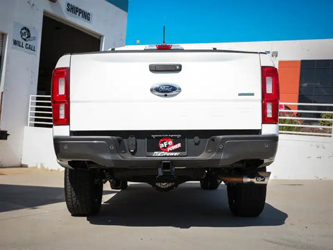aFe 49-43114-P Apollo GT Series 3in 409 SS Axle-Back Exhaust 2019 Ford Ranger 2.3L w/ Polished Tips