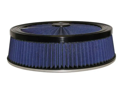 aFe 18-31404 MagnumFLOW Air Filters Round Racing P5R A/F TOP Racer 14D x 4H (Blk/Blue)