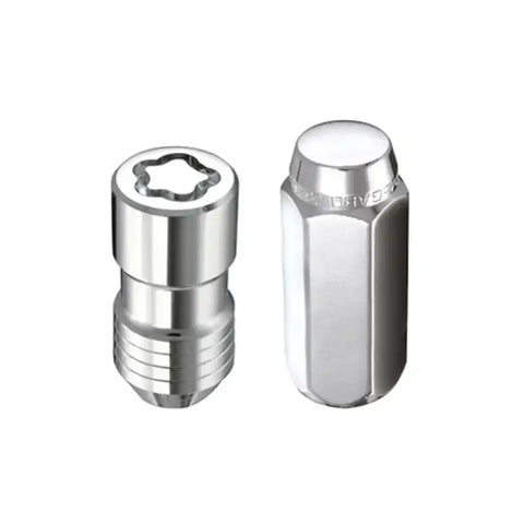 McGard 8 Lug Hex Install Kit w/Locks (Cone Seat Nut) M14X1.5 / 22mm 1.945in. Length - Chrome