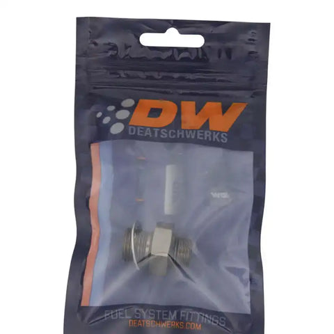 DeatschWerks 6AN ORB Male To 16 X 1.5 Metric Male (Incl O-Ring)