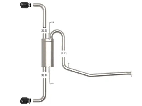aFe 49-36053-B POWER Takeda 19-21 Toyota RAV4 L4-2.5L 304SS CB Exhaust w/ Black Tips