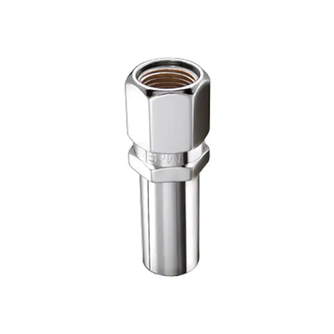 McGard Hex Lug Nut (Drag Racing X-Long Shank) M12X1.5 / 13/16 2.475in. Length (4-Pk) - Chrome