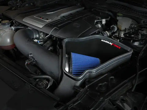 aFe 54-13039R Magnum FORCE Stage-2 Cold Air Intake System w/Pro Dry S Media 18-19 Ford Mustang