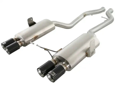 aFe 49-36312-C MACHForce XP Exhaust Cat-Back 2.5in Dia Carbon Fiber Tips SS-304 07-13 BMW M3 (E92/93) V8 4.0L