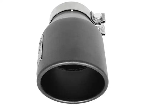 aFe 49T30452-B091 MACH Force-Xp 3in 304 SS Metallic Black Exhaust Tip In x 4-1/2in Out 9in L Bolt-On Left