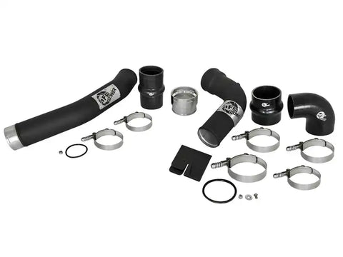 aFe 46-20314-B Bladerunner 3in Hot and Cold Side Black Intercooler Tubes 2017 Ford Diesel Trucks V8 6.7L (td)