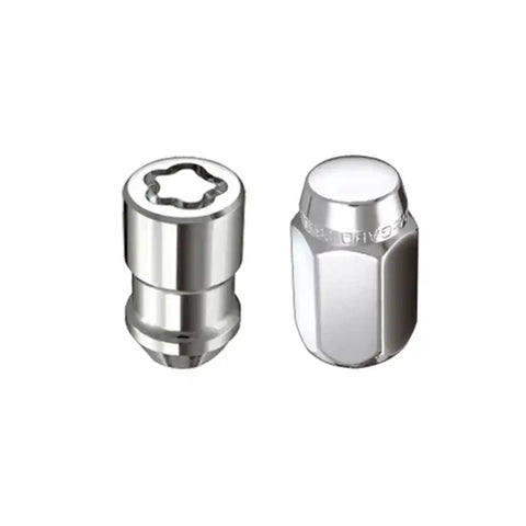 McGard 5 Lug Hex Install Kit w/Locks (Cone Seat Nut) M12X1.5 / 13/16 1.5in. Length - Chrome