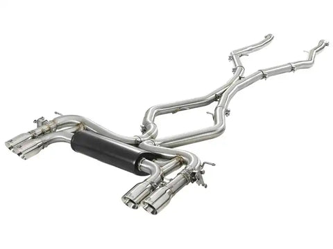 aFe 49-36341-P MACH Force-Xp 3.5in 304 SS Cat-Back w/Polished Tips 15-18 BMW X5 M (F85)/X6 (F86) V8-4.4L S63
